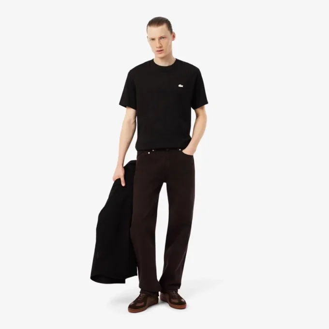 5 Pocket Straight Cut Denim Jeans