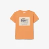 Badge Accent Cotton T-Shirt