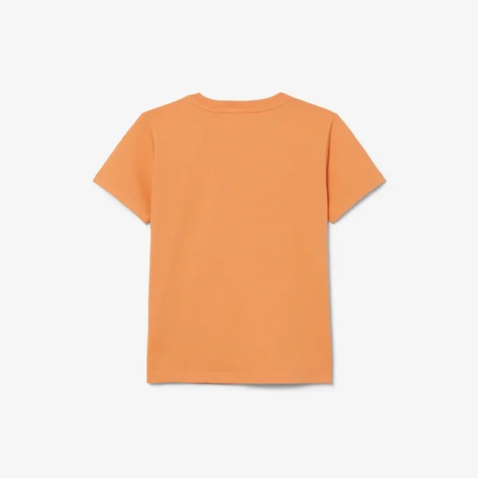 Badge Accent Cotton T-Shirt