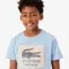 Badge Accent Cotton T-Shirt