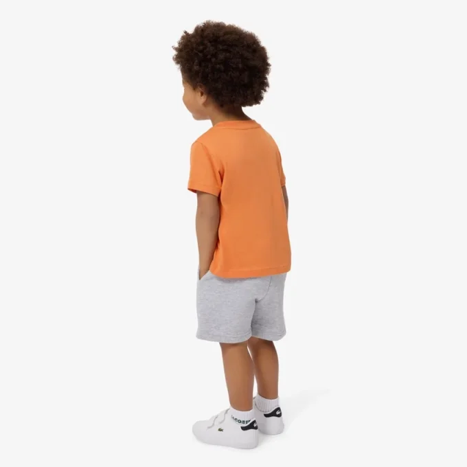 Badge Accent Cotton T-Shirt