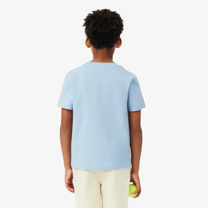Badge Accent Cotton T-Shirt