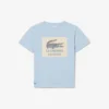 Badge Accent Cotton T-Shirt