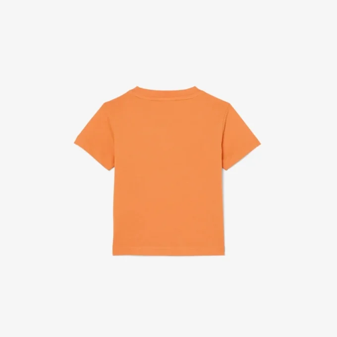 Badge Accent Cotton T-Shirt
