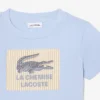 Badge Accent Cotton T-Shirt