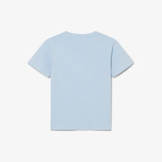 Badge Accent Cotton T-Shirt