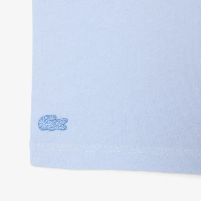 Badge Accent Cotton T-Shirt