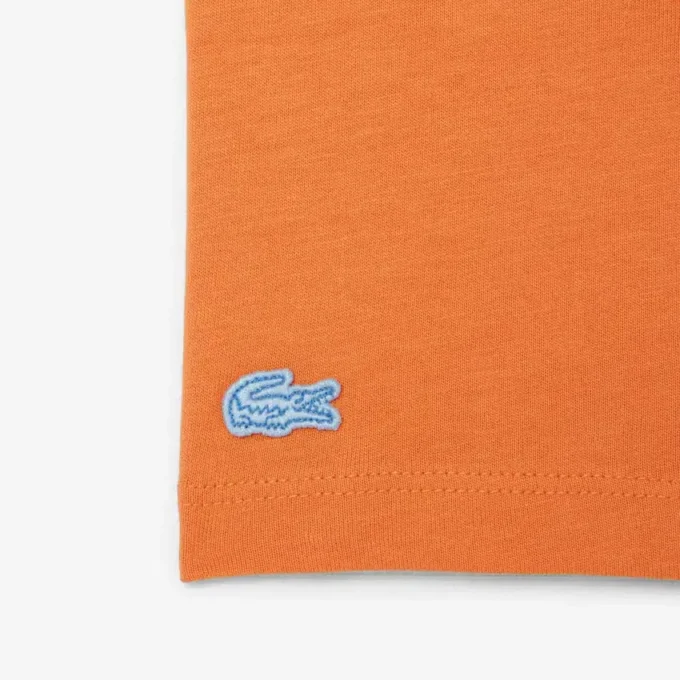 Badge Accent Cotton T-Shirt