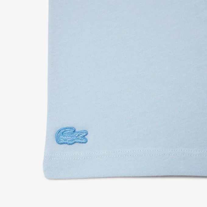 Badge Accent Cotton T-Shirt