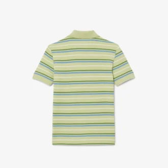 Boys’ Contrast Stripe Petit Piqua Polo