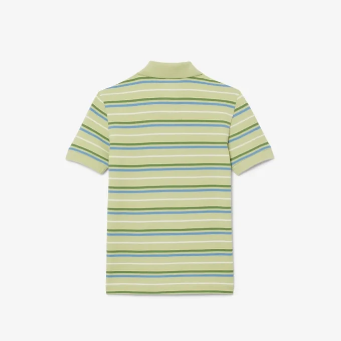 Boys’ Contrast Stripe Petit Piqua Polo