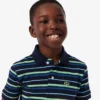 Boys’ Contrast Stripe Petit Piqua Polo