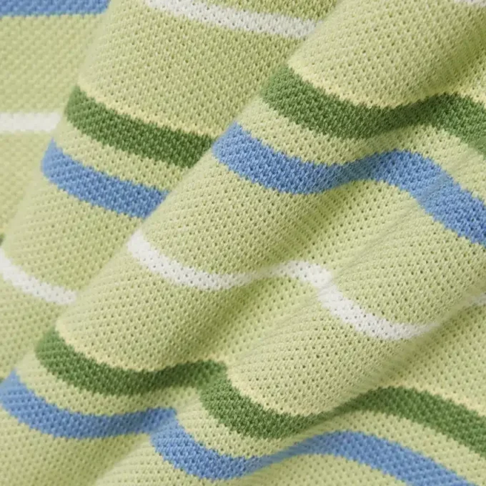 Boys’ Contrast Stripe Petit Piqua Polo
