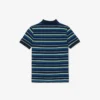 Boys’ Contrast Stripe Petit Piqua Polo