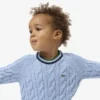 Boys’ Cotton & Wool Crew Neck Sweater