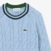 Boys’ Cotton & Wool Crew Neck Sweater