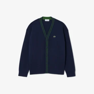 Boys’ Cotton & Wool V-Neck Cardigan