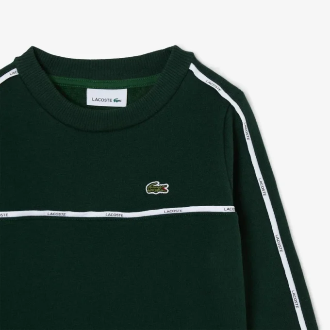 Boys’ Logo Stripe Fleece Sweatshirt