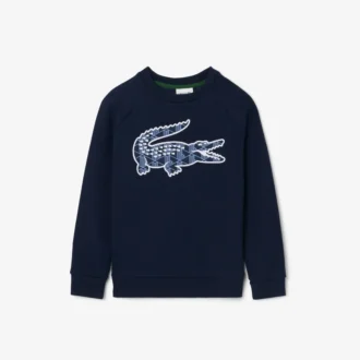 Boys’ Monogram Print Fleece Sweatshirt