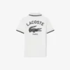 Boys’ Stripe Collar Petit Piqua Polo