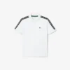 Branded Stripe Cotton Pima Polo Shirt
