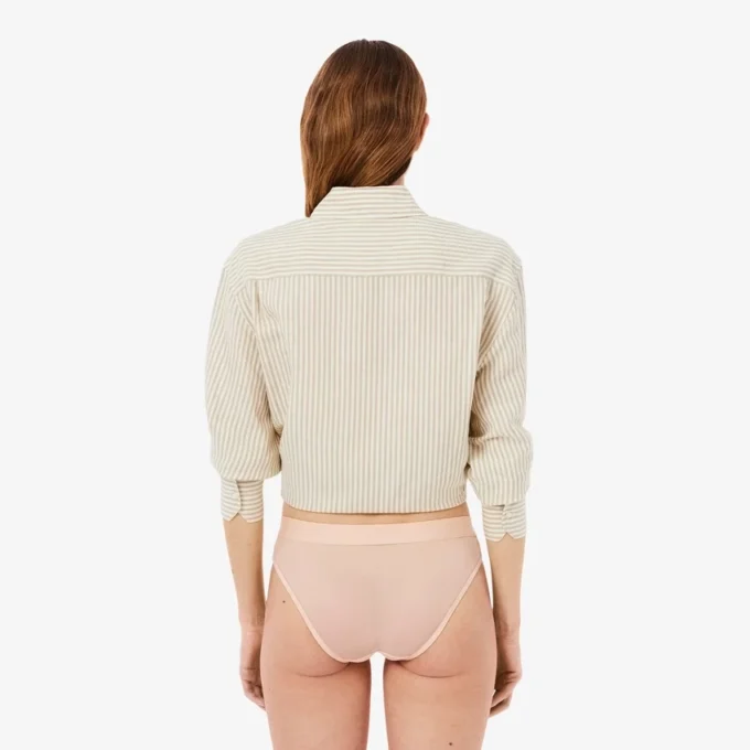 Branded Waist Mesh Briefs