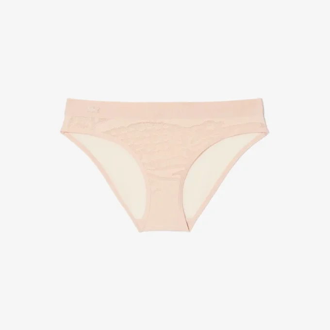 Branded Waist Mesh Briefs