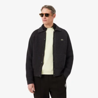 Chunky Knit Textured Jacket