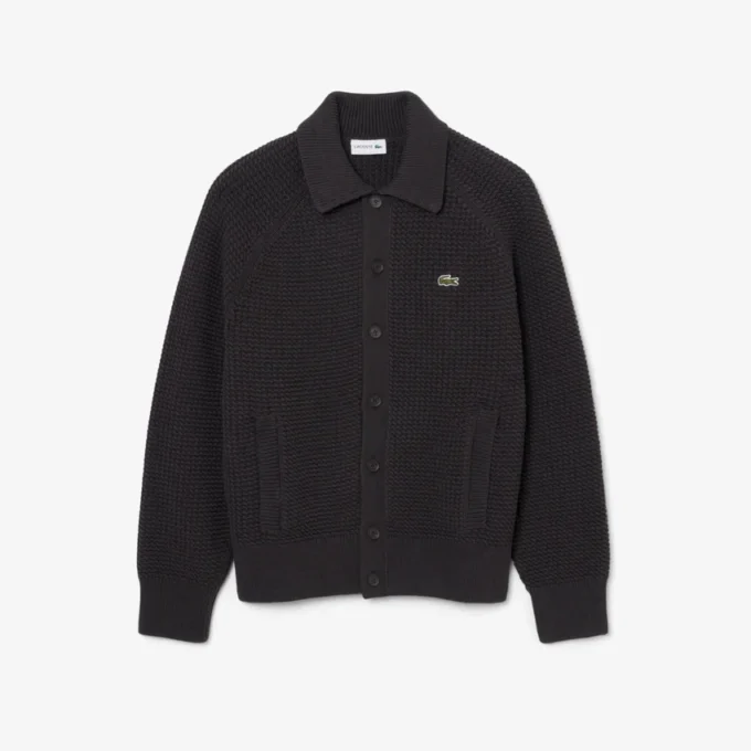 Chunky Knit Textured Jacket