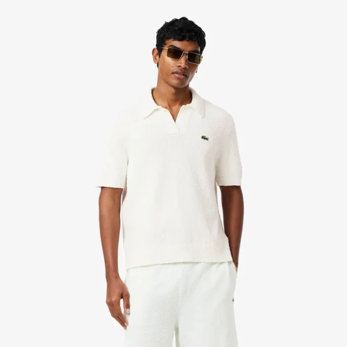 Classic Fit Boucla Knit Polo