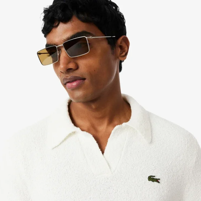 Classic Fit Boucla Knit Polo