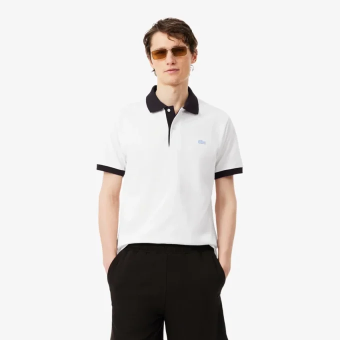 Classic Fit Contrast Rib Polo