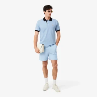Classic Fit Contrast Rib Polo