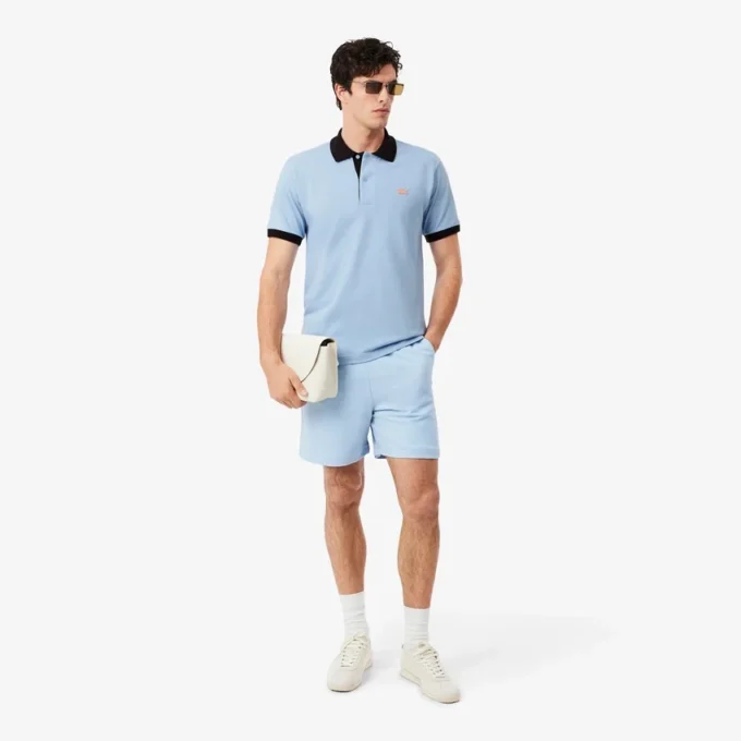 Classic Fit Contrast Rib Polo