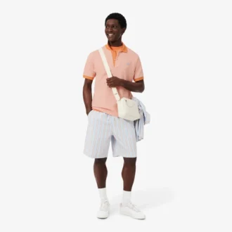 Classic Fit Contrast Rib Polo
