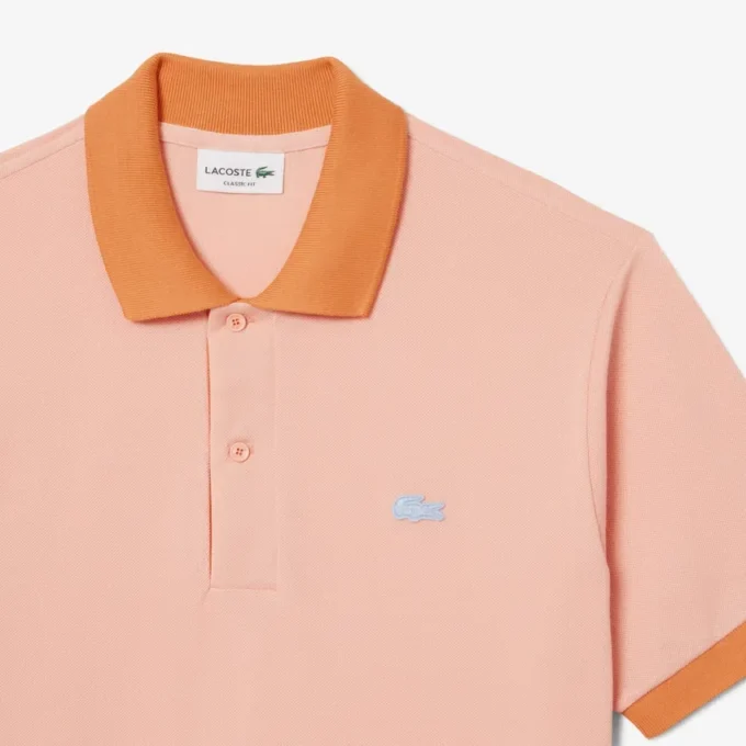 Classic Fit Contrast Rib Polo