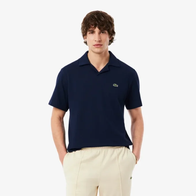 Classic Fit Cotton-Linen Polo
