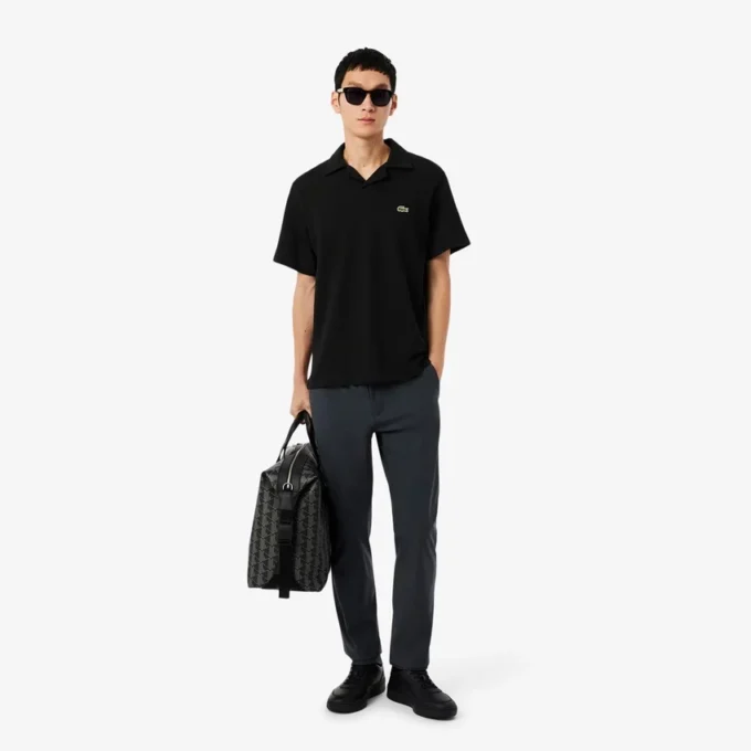 Classic Fit Cotton-Linen Polo