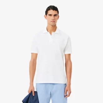 Classic Fit Embroidery Detail Petit Piqua Polo