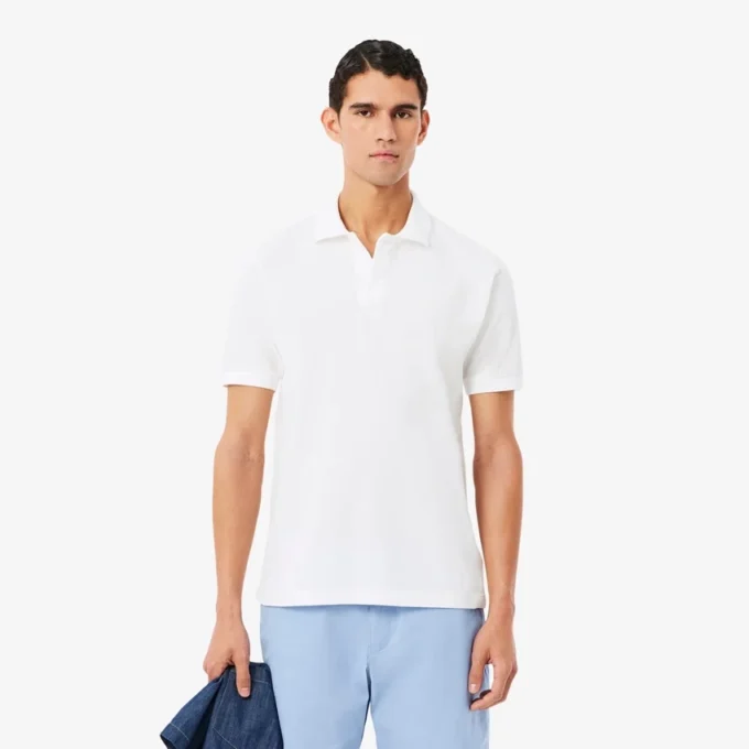Classic Fit Embroidery Detail Petit Piqua Polo