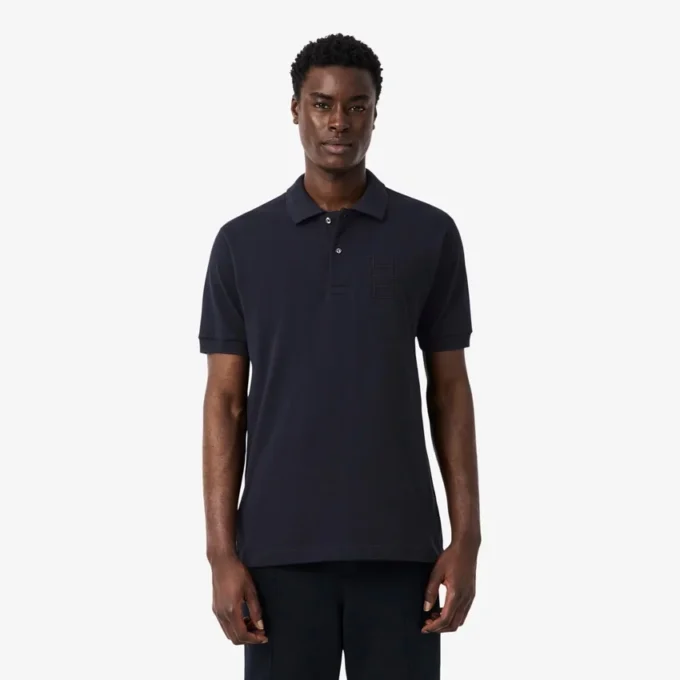 Classic Fit Embroidery Detail Petit Piqua Polo