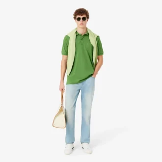 Classic Fit Embroidery Detail Petit Piqua Polo