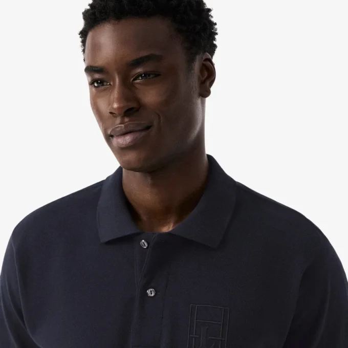 Classic Fit Embroidery Detail Petit Piqua Polo