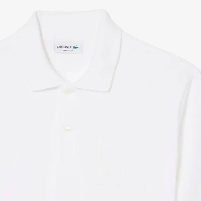 Classic Fit Embroidery Detail Petit Piqua Polo