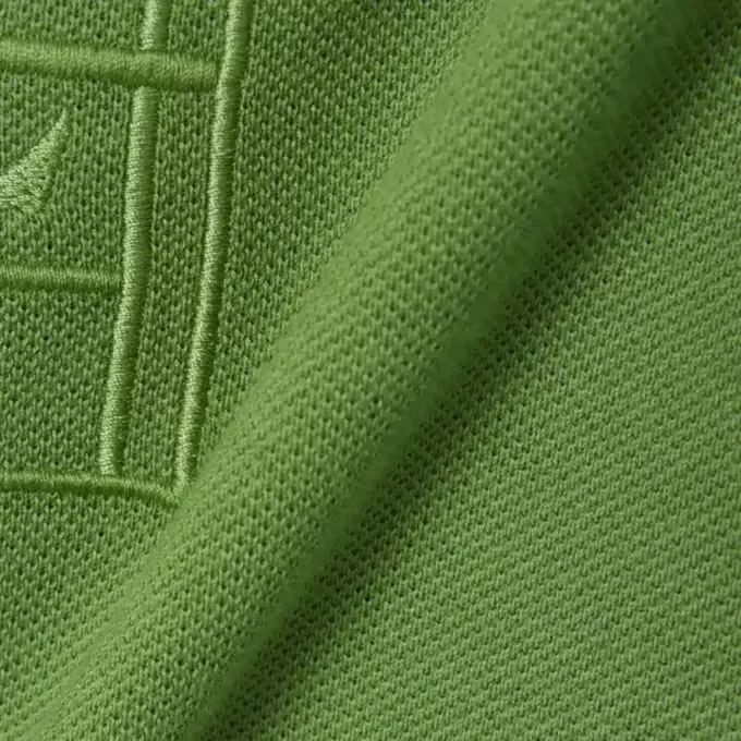 Classic Fit Embroidery Detail Petit Piqua Polo