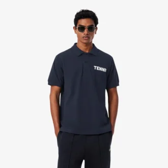 Classic Fit Printed Petit Piqua Polo