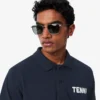 Classic Fit Printed Petit Piqua Polo