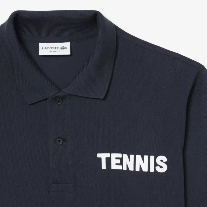 Classic Fit Printed Petit Piqua Polo