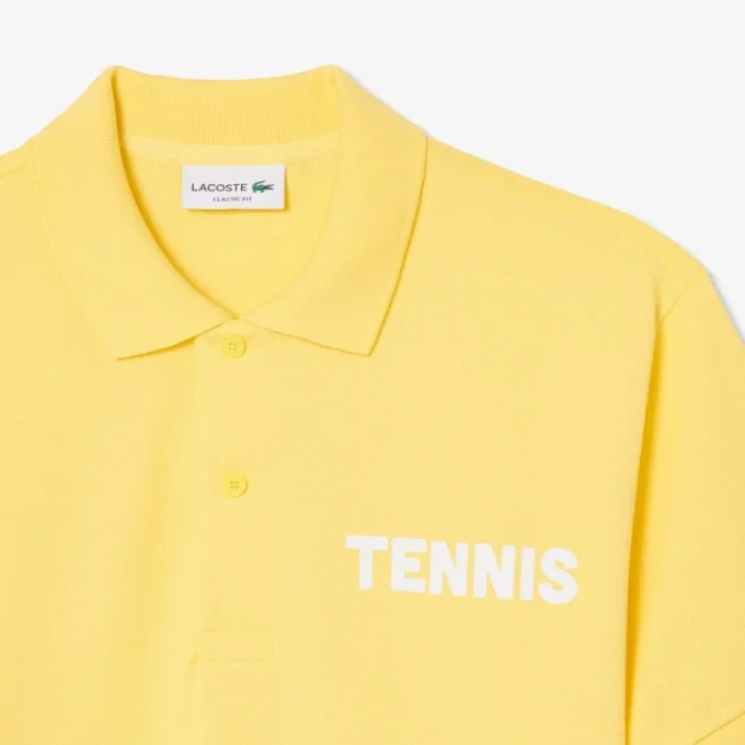 Classic Fit Printed Petit Piqua Polo