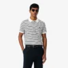 Classic Fit Striped Petit Piqua Polo